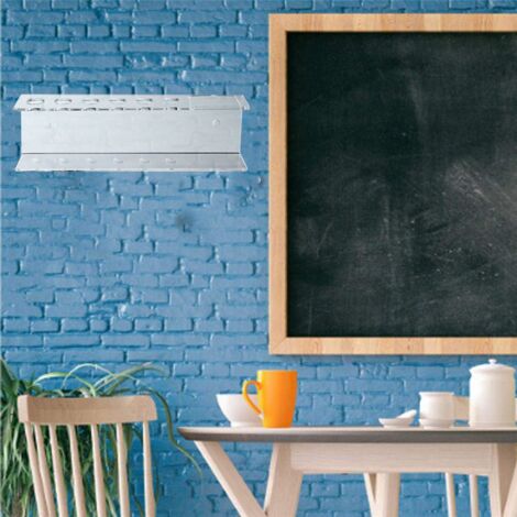 3X Acrylic Dry Erase Marker Holder Wall Mounted, Clear Eraser Organizer 6 Slots for School Office