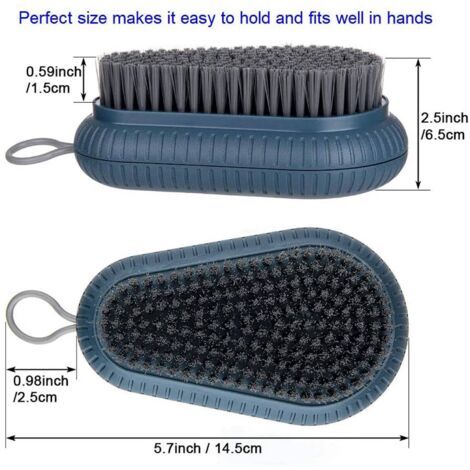 2X Scrub Brush, Scrubber for Clothes Shoes Laundry and Quality