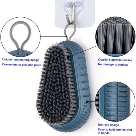 2X Scrub Brush, Scrubber for Clothes Shoes Laundry and Quality
