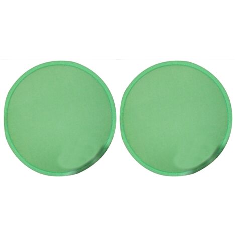 2X Green Foldable Round Fan