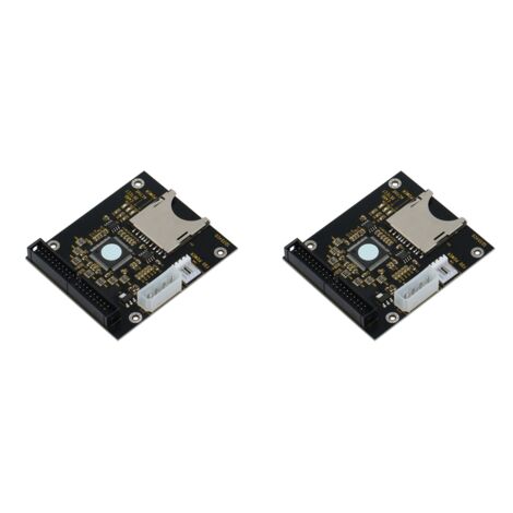 2X 3.5 Inch IDE SD 40Pin Male Hard Drive to 40P Interface Adapter Card