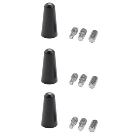 5cm Short Roof Antenna – Universal With M4/M5/M6 Adapters – For Hyundai & Most Cars – Black