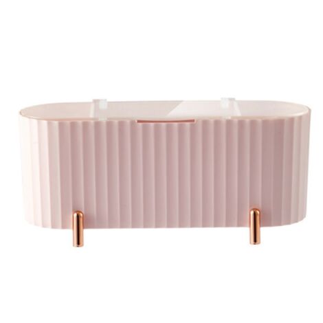 Cotton Swab Dispenser Holder for Desk, Cotton Ball Storage Box, Cosmetic Cotton Pad Jar, Room Organizer, Cans