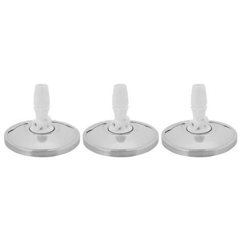 3X Rotating Mop Head Household Stainless Steel Floor Replacement Automatic Wringing Home Tools