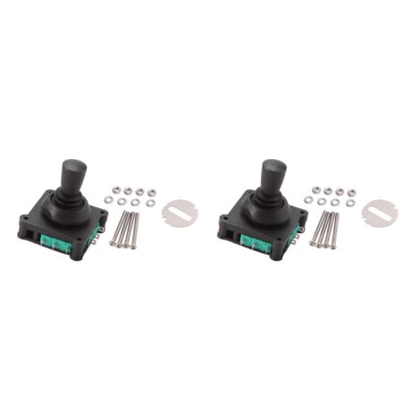 Interruttore Joystick Momentaneo A 2 Posizioni Con Ritorno A Molla – Montaggio Su Pannello Da 30 Mm, Copertura In Gomma, Per Automazione E Sicurezza