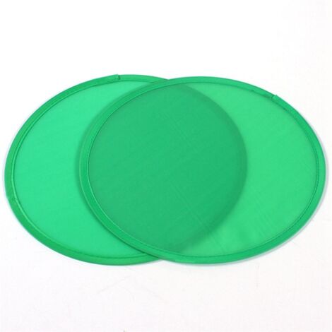 10X Green Foldable Round Fan