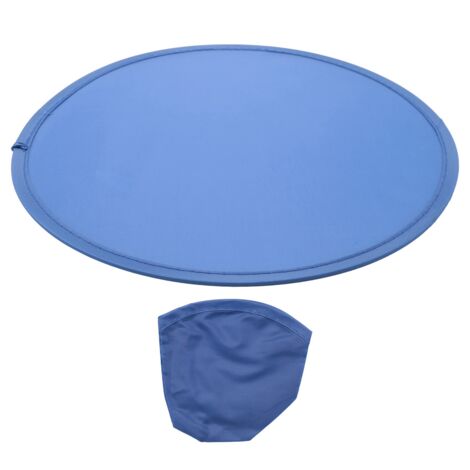5X Blue Foldable Round Fan