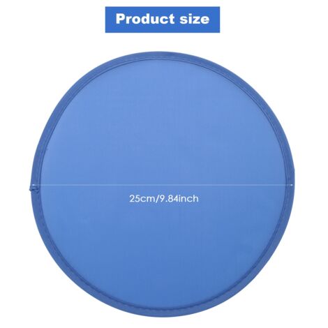 5X Blue Foldable Round Fan