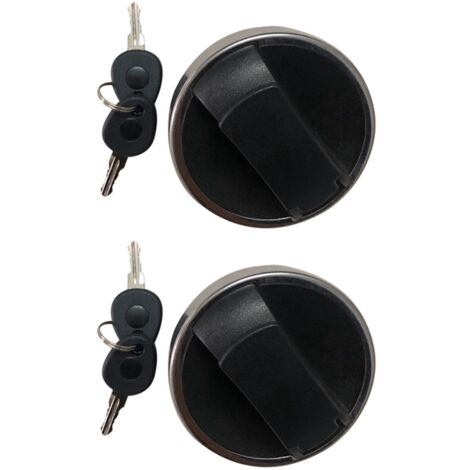 2X Fuel Tank Cover for Truck Gas Cap with Key Lock 2993923 1402004