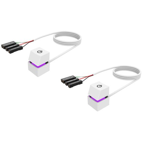 2X 2M Portable LED Lights Computer Desktop Switch PC External Power On ...