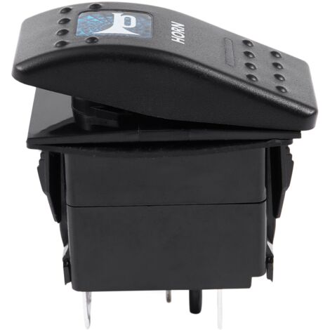 Lei Song Weideer 2Pcs 5 Pin Car Window Switch 12V 20A Control Power Window Lift Momentary Rocker Switch With Led Light K 010with Wire - Foto 6