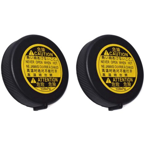 Overflow Tank Radiator Cap 2X Radiator Coolant Overflow Recovery Tank Cap for