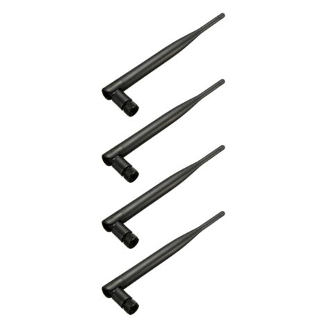 Antenne WiFi 2.4GHz 5dBi Aérienne, Connecteur Mâle RP-SMA, 2.4g, Routeur + Câble En Queue De