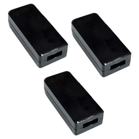 3X USB Stick USB Flash Drive Electronic Enclosure Plastic Box with Junction