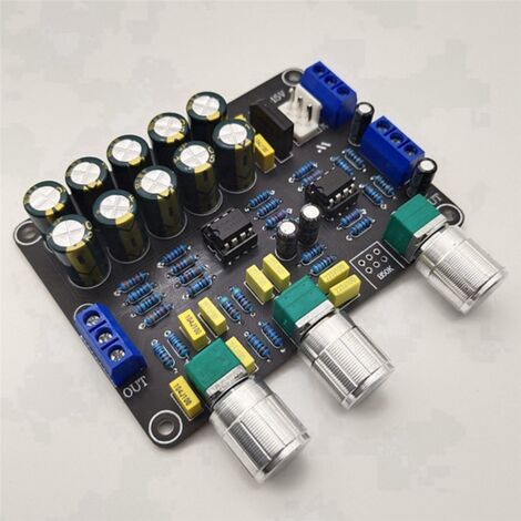 2X Dual NE5532 Tone Peamp Boad Audio Teble Bass Adjustment Equalizer Preamplifier Control%2f15238908337