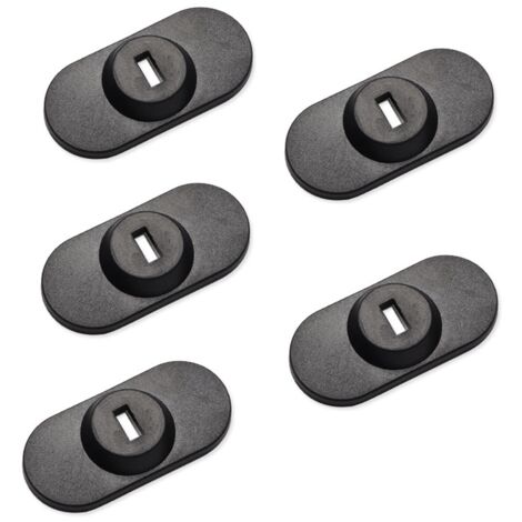 5 Pieces Laptop Lock Hole Tablets Anti-Theft Security Base