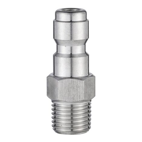 2X Snow Foam Cleaner Plug Connector 1/4 Inch to Spray Gun Adapter Disconnect Fitting
