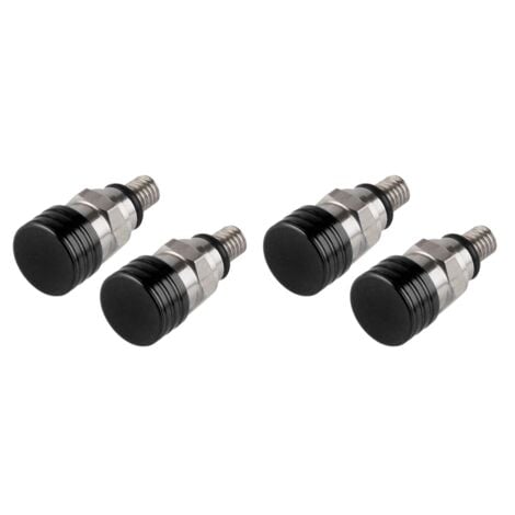 2X Motocross Fork Air Bleeder Valves M4X7mm for 85 125 144 200 250 300 350 450 EXC XC XCW Screw Valve Black