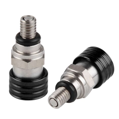 2X Motocross Fork Air Bleeder Valves M4X7mm for 85 125 144 200 250 300 350 450 EXC XC XCW Screw Valve Black