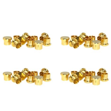 32pcs Plated or Protection Cap Plug Short Circuit Socket Phono Connector Shielding Cover