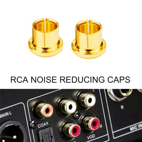 32pcs Plated or Protection Cap Plug Short Circuit Socket Phono Connector Shielding Cover