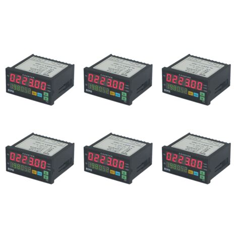 Output Counter Machine 6X Mini Batch Length Counter 1 Preset Relay Output Counting Practical ...