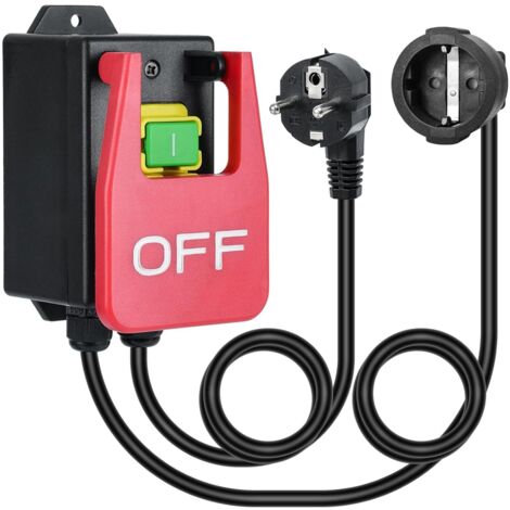 220V Single Phase On/Off Switch, Safety-Switch with Large Stop Shield ...