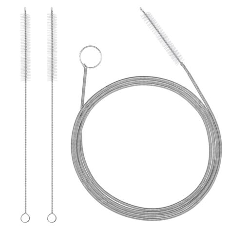 61 Inch Feeding Tube Cleaning Brush Long Drain Flexible Pipe Wire Brush ...