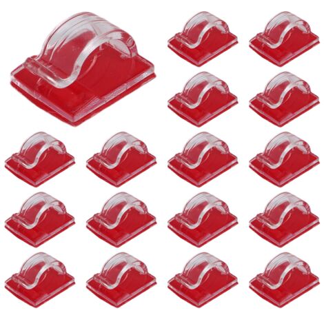 Hooks for Outdoor String Lights Clips 50 Pack Clear Light Hook with Waterproof Adhesive Backing Lamp