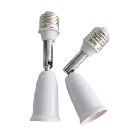 Led Light Extender E27 to Flexible Extend Extension Base LED Light Lamp Adapter Converter ...