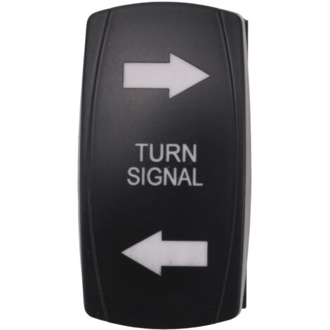 Signal Light Rocker Switch Turn Signal Rocker Switch LED for RV Vehicle Off-Road Pickup Tractor ...