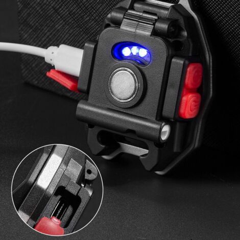 Mini LED Working Light Portable Keychain Flashlight Camping COB Lamp for Lighter Bottle Opener Whistle