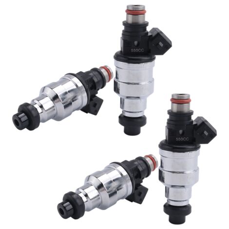 4PCS 550Cc Fuel Injectors for OBD1 OBD2 B16 B18 B20 D15 D16 D18 H22 ...