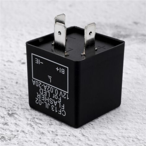 2PC 12V 3Pin Car Flasher Relay CF13 JL-02 Fix LED Light Turn Signal