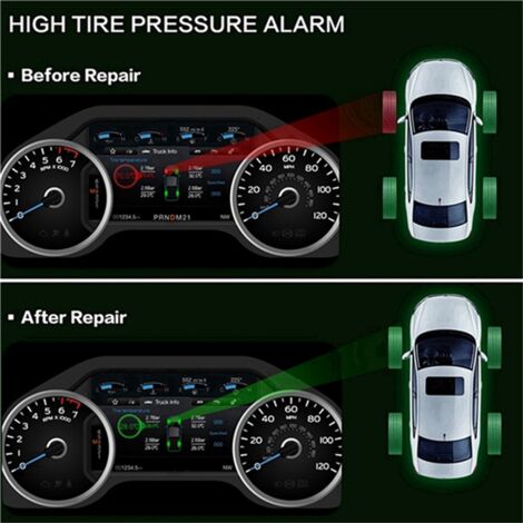 14Pcs Programmable Tire Pressure Sensor Monitor for TS408 TS508 ITS600