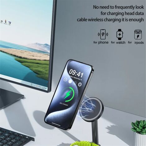 3-in-1 Foldable Magnetic Wireless Charger
