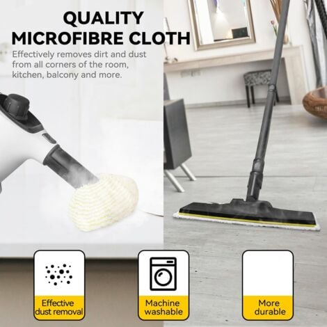 Steam Mop Pads Cloth for EasyFix SC2 SC3 SC4 SC5 Cleaner, Microfiber Washable Reusable
