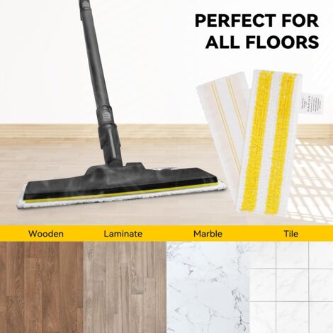 Steam Mop Pads Cloth for EasyFix SC2 SC3 SC4 SC5 Cleaner, Microfiber Washable Reusable