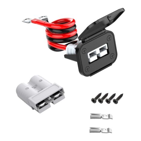 Anderson Connector,8AWG 50AMP Battery Quick Connect/Disconnect