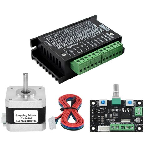 Stepper Motor Driver Kit 17HS4401+TB6600 4A+MKS OSC Adjustable Forward