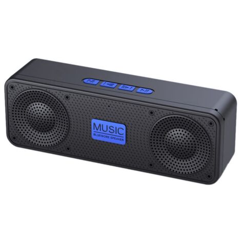 Portable FM Radio Wireless Bluetooth 5.0 Speaker Mini MP3 Music Player ...