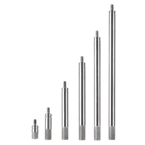 6pcs Dial Indicator Extension Stem Rod Set M2.5 Thread,10-100mm Extend ...