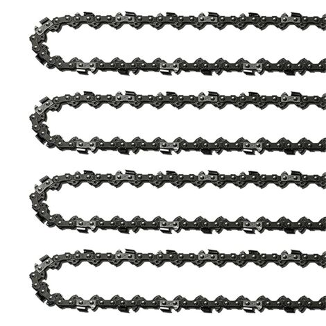4 Pack 14 Inch Chainsaw Chain 52 Drive Links, 0.05In Gauge, 3/8Inch LP ...