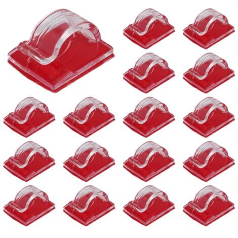 Hooks for Outdoor String Lights Clips 50 Pack Clear Light Hook with Waterproof Adhesive Backing Lamp