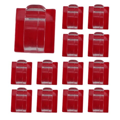 Hooks for Outdoor String Lights Clips 50 Pack Clear Light Hook with Waterproof Adhesive Backing Lamp