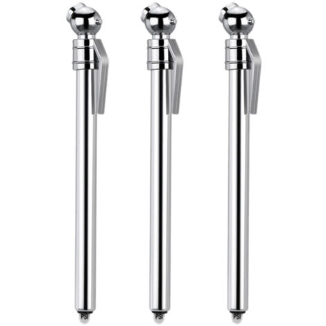 3Pcs Metal Pencil Tire Pressure Gauge 5-50 PSI Universal for Car ...