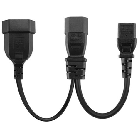 Cables De Alimentación Hembra IEC320 C14 A 2 X C13, Multipropósito 1 En 2 Salidas C14 A 2 X C13 Y Ad Anggrek