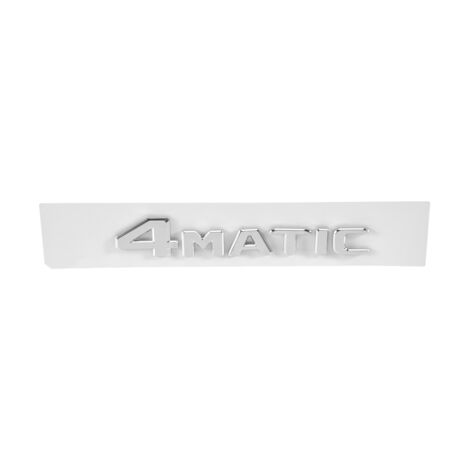 Small 4matic Sticker 4MATIC Silver Auto Trunk Door Bumper Badge Decal Emblem Adhesive Tape ...