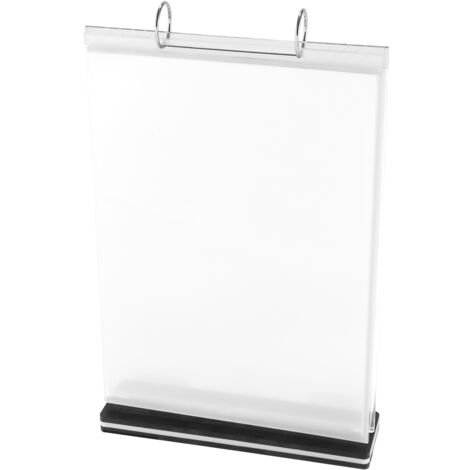 A4 Multi-Page Flip Display Card Label Stand Detachable Business Menu Holder