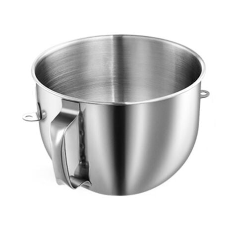 7QT Stainless Steel Mixer Bowl for Tilt-Head Mixers KSM70SKXXV8 KSM70SKXXCA KSM70SKXXBK with Handle